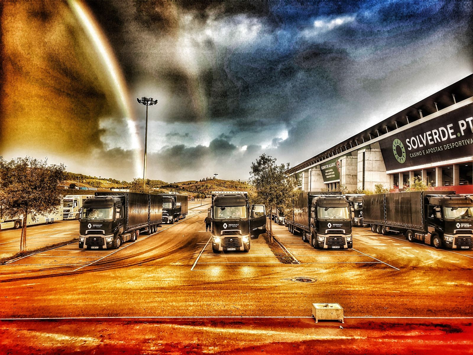 Formel-1-Trucks in Portimão